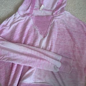 Pink Free People Movement hoodie